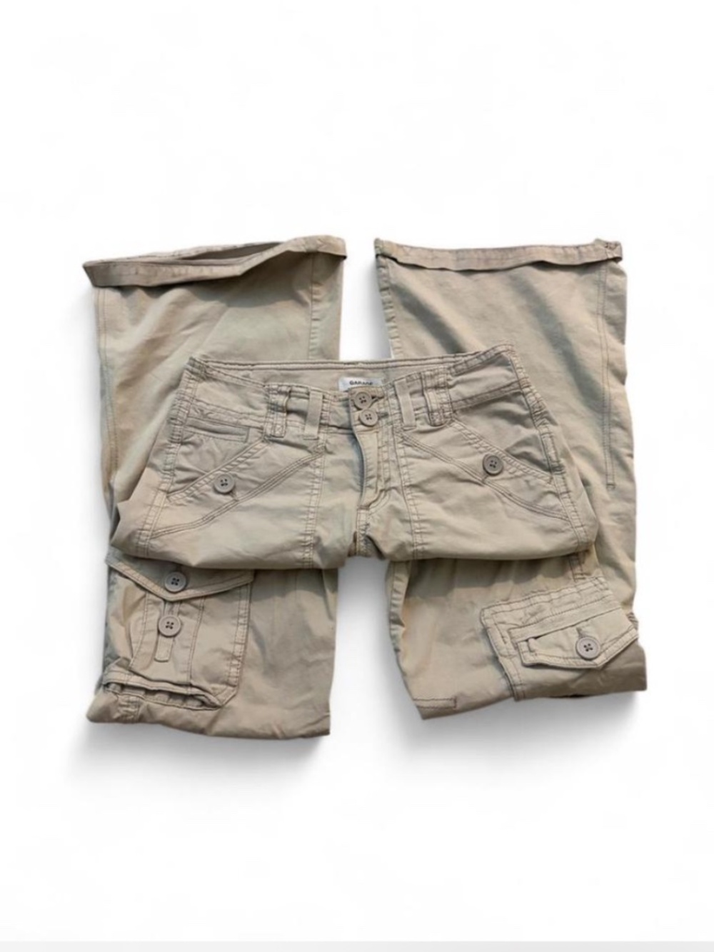 Garage Low rise Y2K Women’s Cargo Bootcut Pants Size 2